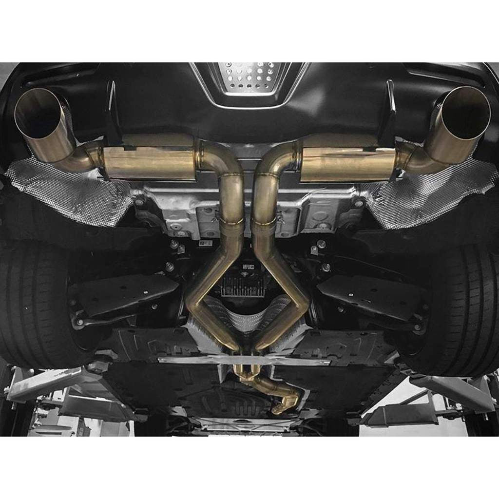 ETS 2020-2024 Toyota Supra A90 Exhaust System ETS Pro Series Downpipe Connection Dual Mufflers Non-Resonated Toyota Supra A90 2020-2024